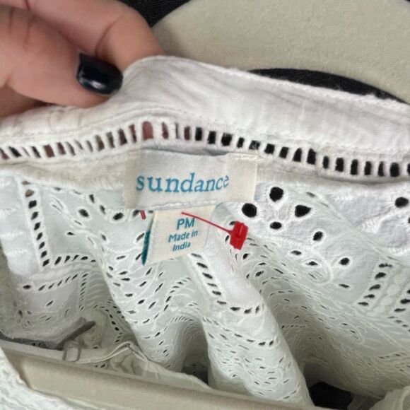 Sundance Belle Du Jour eyelet top size Medium - Picture 3 of 4